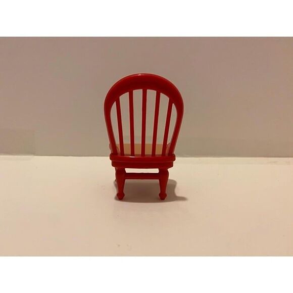 Fisher-Price Loving Family Red Dinner Table Chair For Dollhouse Playset - Picture 2 of 5